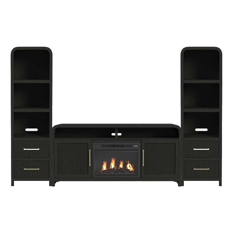 Picket House Furnishings Woodridge 4PC Entertainment Unit With 70