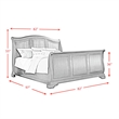 Picket House Furnishings Conley Cherry King Sleigh 4PC Bedroom Set
