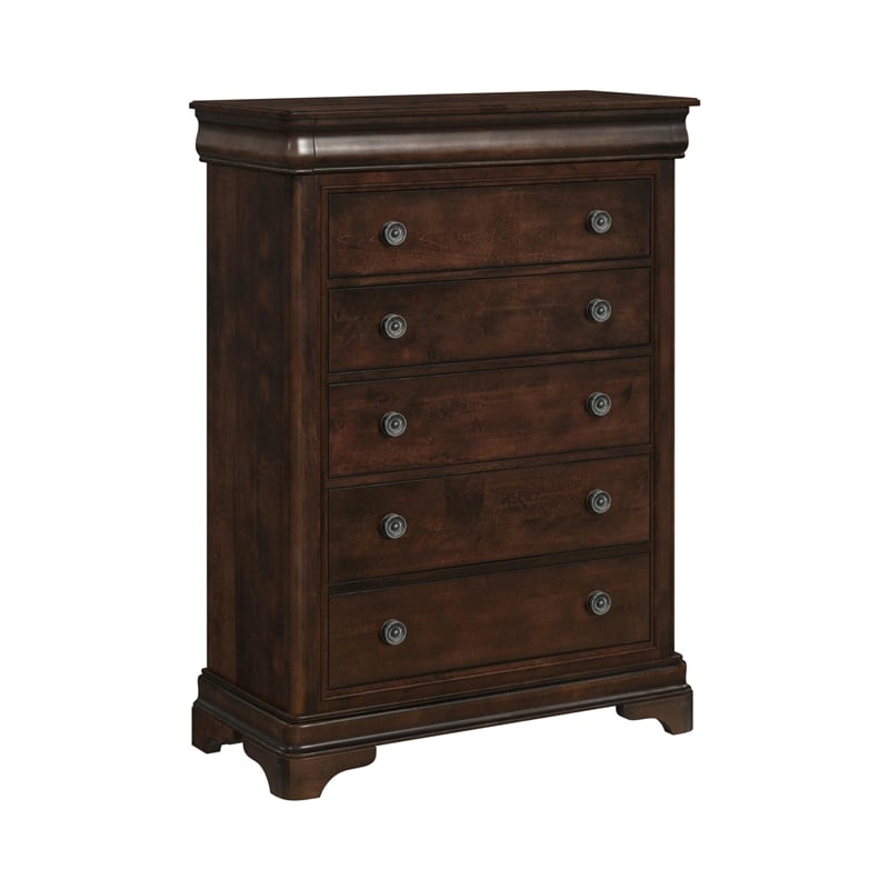 Picket House Furnishings Conley Cherry King Sleigh 5PC Bedroom Set