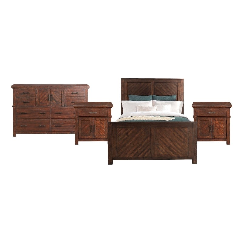 Picket House Furnishings Dex Queen Platform Storage 4PC Bedroom Set