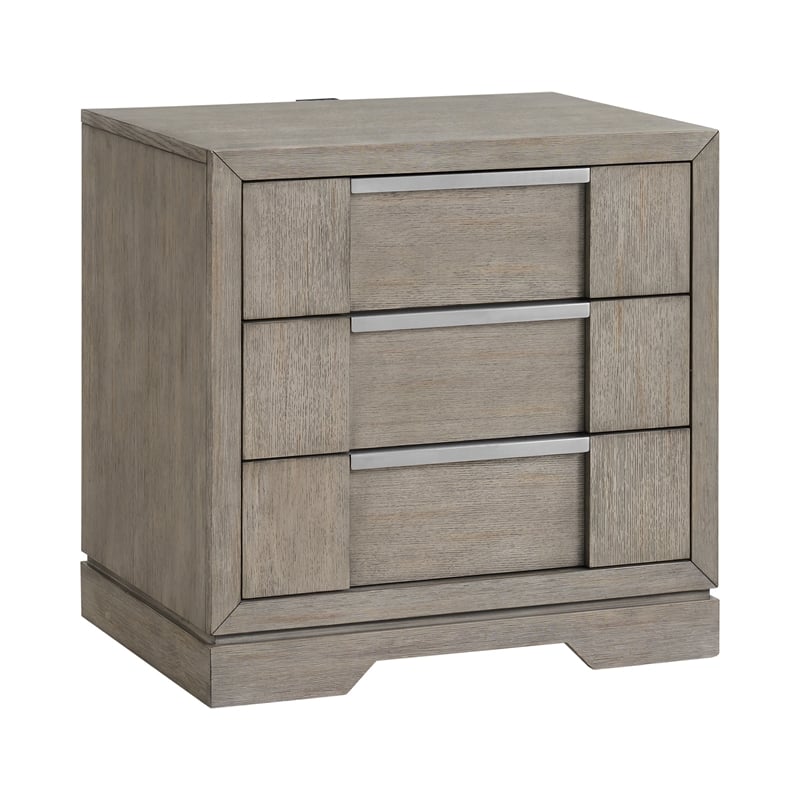 Picket House Furnishings Argo King 3PC Bedroom Set in Grey