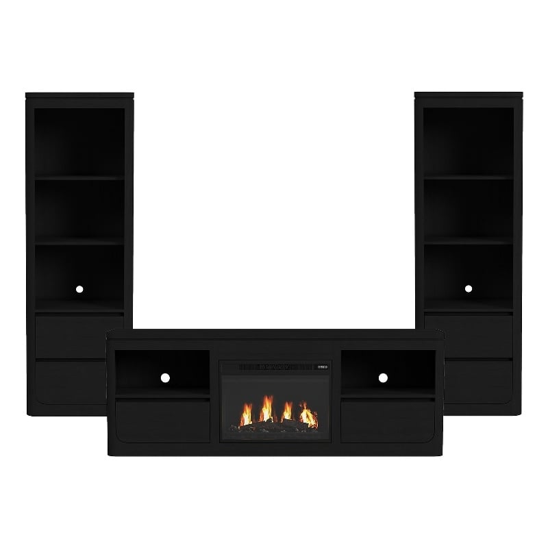 Picket House Furnishings Camelot 4PC Entertainment Unit With 71