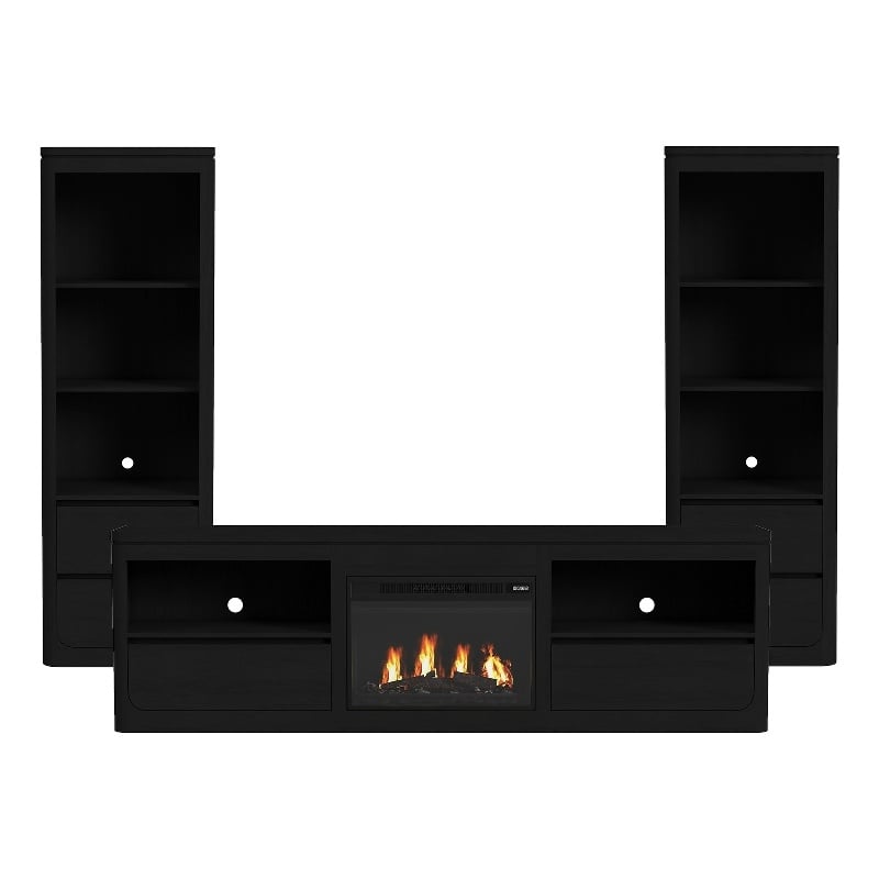 Picket House Furnishings Camelot 4PC Entertainment Unit With 82