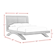 Picket House Furnishings Kenn Full 3PC Bedroom Set in Black