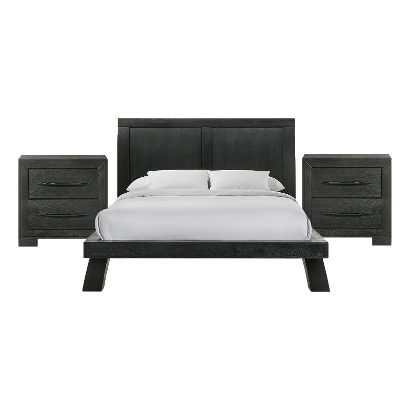 Picket House Furnishings Kenn Full 3PC Bedroom Set in Black