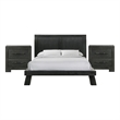 Picket House Furnishings Kenn Full 3PC Bedroom Set in Black