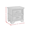 Picket House Furnishings Canyon Ridge Queen Storage 4PC Bedroom Set in Charcoal