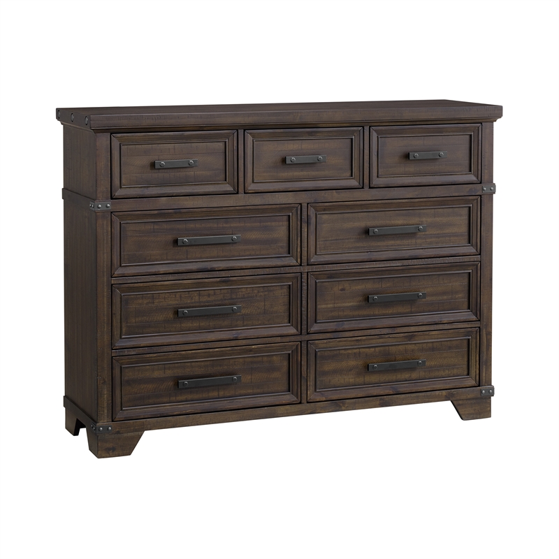 Picket House Furnishings Canyon Ridge Queen Storage 4PC Bedroom Set in Charcoal