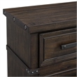 Picket House Furnishings Canyon Ridge Queen Storage 4PC Bedroom Set in Charcoal