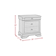 Picket House Furnishings Stark Queen 5PC Bedroom Set in Cherry