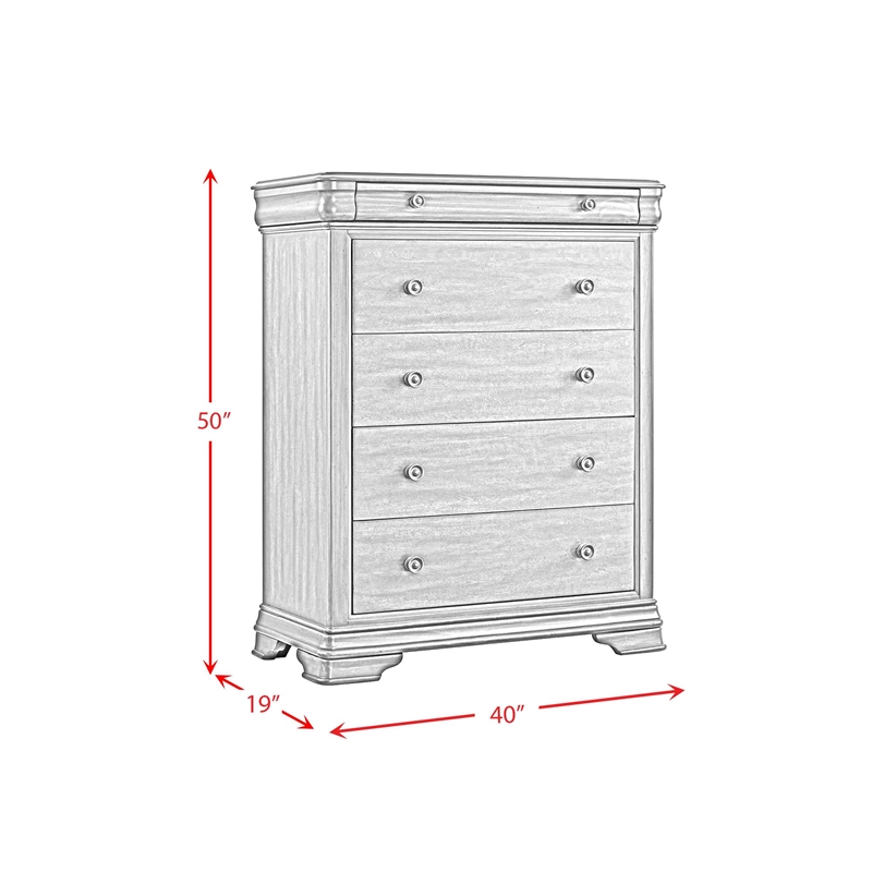 Picket House Furnishings Stark Queen 5PC Bedroom Set in Cherry