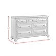 Picket House Furnishings Sumner Queen 4PC Bedroom Set in Antique White