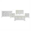 Picket House Furnishings Sumner Queen 4PC Bedroom Set in Antique White