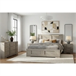 Picket House Furnishings Argo King 4PC Bedroom Set in Grey