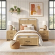 Picket House Furnishings Woodridge Twin Storage 3PC Bedroom Set in Natural