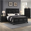 Picket House Furnishings Sumner King 4PC Bedroom Set in Black