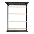 Picket House Furnishings Sumner Queen 4PC Bedroom Set in Black