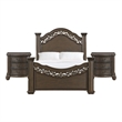Picket House Furnishings Rosalinda Queen 3PC Bedroom Set in Mahogany