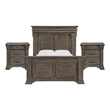 Picket House Furnishings Paterson Queen 3PC Bedroom Set in Grey