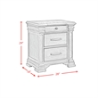 Picket House Furnishings Paterson King 3PC Bedroom Set in Grey