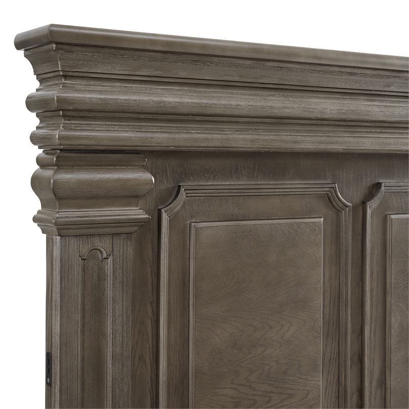 Picket House Furnishings Paterson King 3PC Bedroom Set in Grey