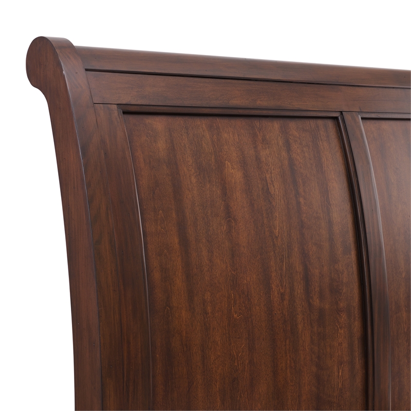 Picket House Furnishings Stark Queen 4PC Bedroom Set in Cherry