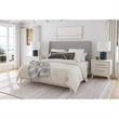 Picket House Furnishings Clare Full Uph 3PC Bedroom Set in Almond
