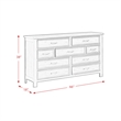 Picket House Furnishings Damen King Storage 5PC Bedroom Set in Drift Grey