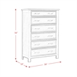 Picket House Furnishings Damen King Storage 5PC Bedroom Set in Drift Grey