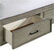 Picket House Furnishings Damen King Storage 5PC Bedroom Set in Drift Grey