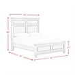 Picket House Furnishings Emiko Queen 4PC Bedroom Set in Light Grey