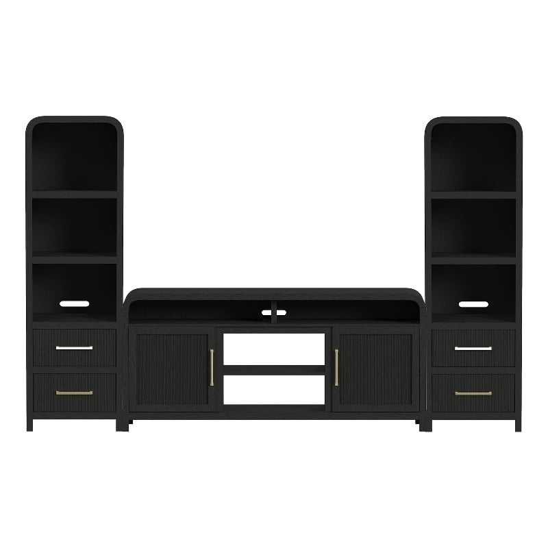 Picket House Furnishings Woodridge 3PC Entertainment Unit With 70