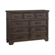 Picket House Furnishings Canyon Ridge Queen Storage 5PC Bedroom Set in Charcoal