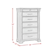 Picket House Furnishings Paterson Queen 5PC Bedroom Set in Grey