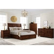 Picket House Furnishings Damen King Storage 5PC Bedroom Set in Rich Cherry