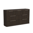 Picket House Furnishings Sutton Queen Uph 5PC Bedroom Set in Dark Brown