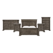 Picket House Furnishings Paterson King 5PC Bedroom Set in Grey