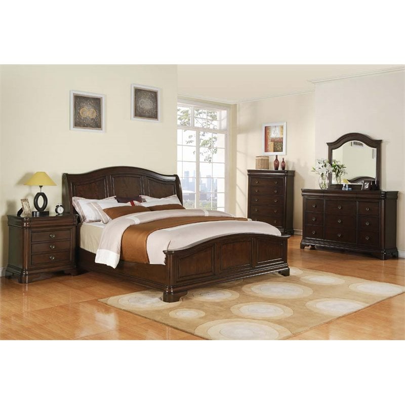 Picket House Furnishings Conley 6 Drawer Chest in Cherry