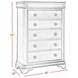 Picket House Furnishings Conley 6 Drawer Chest in Cherry