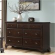 Picket House Furnishings Brinley 7 Drawer Dresser in Cherry