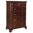 Picket House Furnishings Brinley 5 Drawer Chest in Cherry
