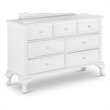 Picket House Furnishings Jesse Wood 7-Drawers Bedroom Dresser in White