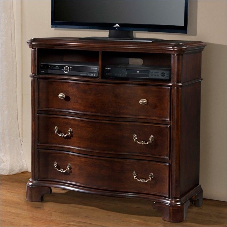 Picket House Furnishings Tabasco Media Chest In Rich Cherry Tb600tv