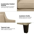 Picket House Furnishings Erica Chair in Natural
