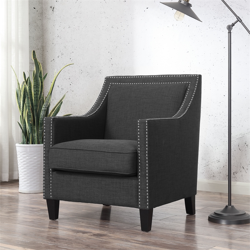 Picket House Furnishings Erica Chair in Charcoal Gray
