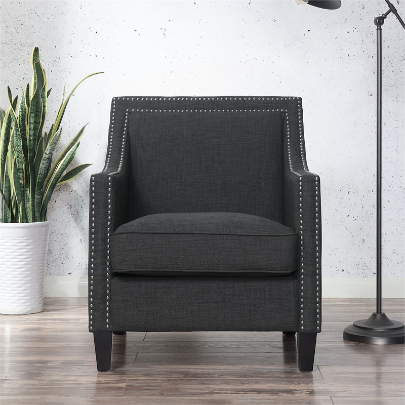 Picket House Furnishings Erica Chair in Charcoal Gray