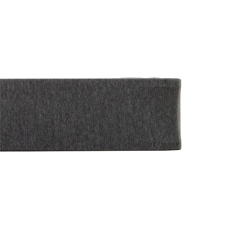 Primo International Delta Full Fabric Upholstered Folding Foundation in Gray