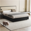 Primo International Delta Queen Fabric Upholstered Folding Foundation in Gray