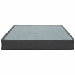 Primo International Delta Queen Fabric Upholstered Folding Foundation in Gray