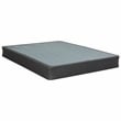 Primo International Delta Twin Fabric Upholstered Folding Foundation in Gray